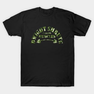 The Office Dwight Schrute Gym For Muscles Camo T-Shirt